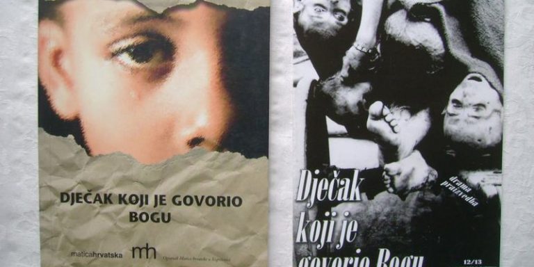 Plakati predstave Dječak koji je govorio Bogu