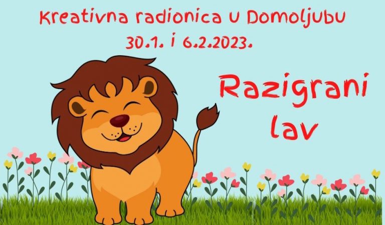 Razigrani lav - radionica
