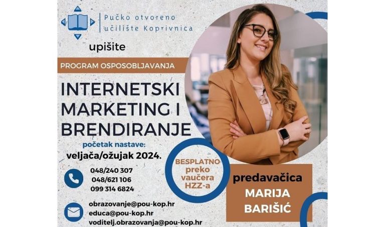 Internetski marketing i brendiranje - upisi