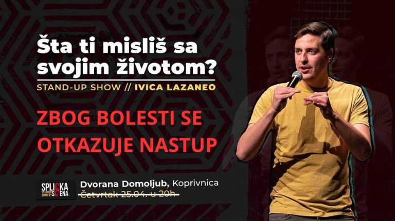 Otkazan nastup - Ivica Lazaneo