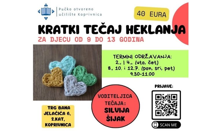 Kratki tečaj heklanja