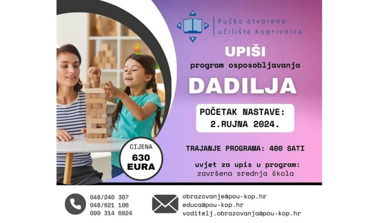 Upisi u program za dadilje