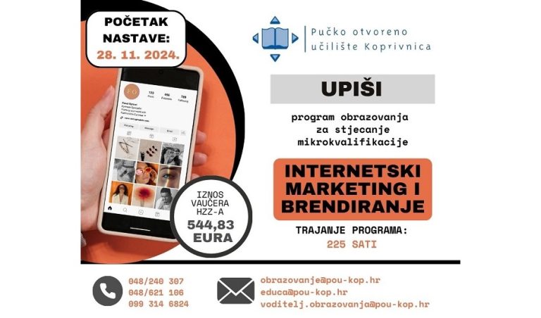 Upisi - Internetski marketing i brendiranje