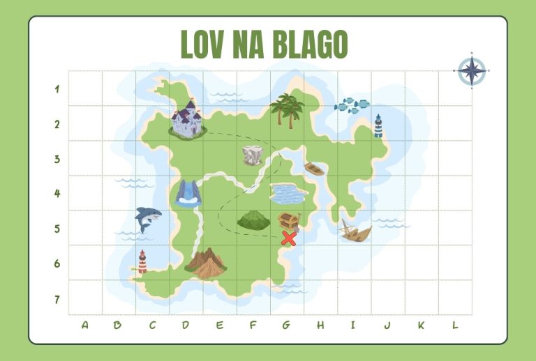 Lov na blago - ilustracija