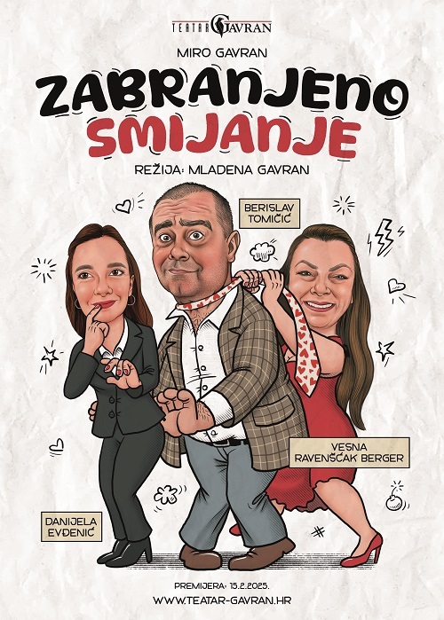 Zabranjeno smijanje plakat